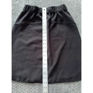 Lululemon Womens On The Fly Skirt Black Travel‎ Commute Curved Hem Sz 6 thumbnail 7