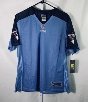 National Football League NWT Tennessee Titans Pro Line Jersey - Womens Size L - Blue thumbnail 1