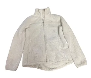 The North Face‎ White Sherpa Fleece Zip Up Jacket Womens Size Medium thumbnail 1