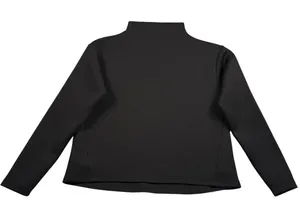 Aday Like A Boss Mock Neck‎ Sweatshirt Womens XS Black Technical Pullover Shirt thumbnail 1
