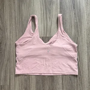 lululemon athletica Pink align Tank Top size 14 thumbnail 2