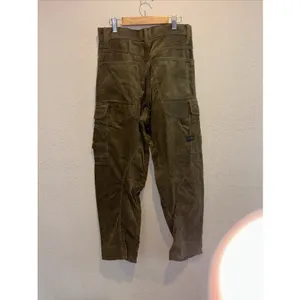 G-Star Raw Women's Dark Olive Corduroy Cargo Pants Size 24 NWT $210 thumbnail 3