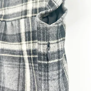 Gap‎ Womens Y2K Fall Preppy Dark Academia Plaid Wool Blend Shift Dress Size 6 thumbnail 6