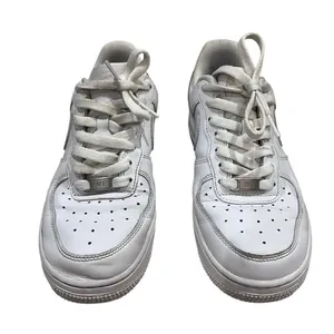 Nike Air‎ Force 1 Triple White DD8959-100 Womans US 7 EU 38 Leather Sneaker Shoe thumbnail 3