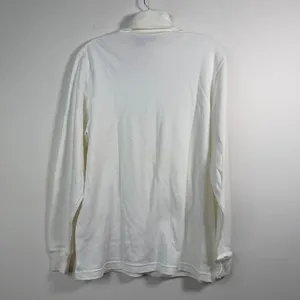 Croft & Barrow Womens White 100% Cotton Turtleneck Long Sleeve Top Medium‎ NWT thumbnail 2