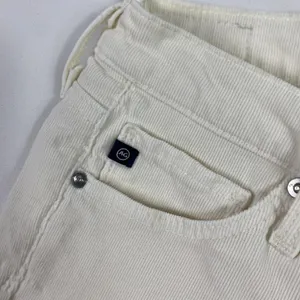 AG Adriano Goldschmied Prima‎ Jeans Womens 25R White Corduroy Cigarette thumbnail 2