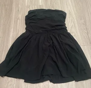 Princess Polly Black Strapless Romper Dress thumbnail 1