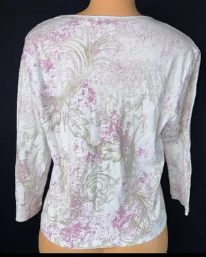 Rhinestone tee White Size L thumbnail 3