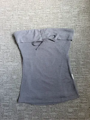 Princess Polly Grey Strapless Tube Top thumbnail 2