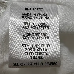 City Studio Elegant white Mini Dress Sz XL thumbnail 5