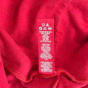 Skims Cotton Jersey Long Sleeve T-Shirt & Foldover Pants Outfit Set Red Size XS thumbnail 11