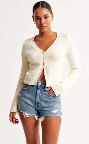 Abercrombie High Rise Mom Short thumbnail 1