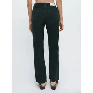 ReDone‎ 70s Loose Flare Pants Size 24 Green Corduroy Trouser Earthy Forest Fairy thumbnail 2