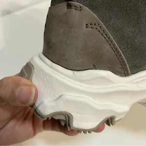 Sorel Kinetic Breakthru Caribou Suede Boot in Quarry and Sea Salt thumbnail 14