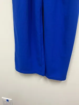 NWT Halara knit Electric Blue Wide Leg Trousers size Small thumbnail 3