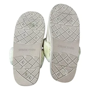 NWT Dream Pairs Sofie-05 Solid Suede Scuff Slippers Pink Cozy Faux Fur Size 8 thumbnail 5