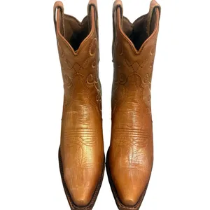 NIB Circle G Corral L6235 Women’s 8 Shedron Honey Brown Leather Ankle Boots NEW thumbnail 5