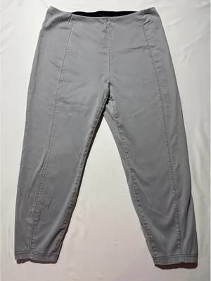 Liverpool Gray Slim Tapered Pants - Comfy & Stylish! thumbnail 1