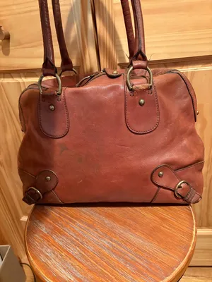 Banana Republic leather bowling-style bag or satchel thumbnail 2