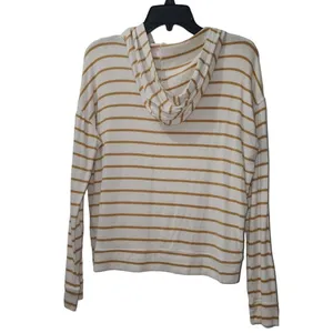 American Eagle Plush Hoodie Soft & Sexy Striped Pullover Sweatshirt XS‎ thumbnail 2
