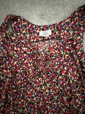 Oh Baby by Motherhood Maternity Sleeveless Ruched Tank Top Size L thumbnail 2