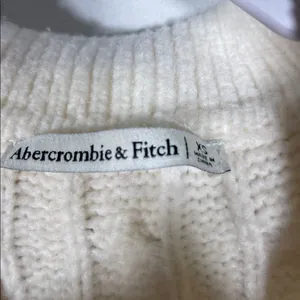 Abercrombie And Fitch Womens Cream Cable Knit Sweater Mini Dress Xs thumbnail 3