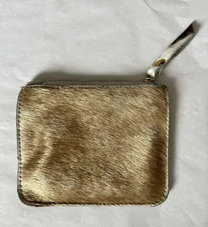 Haircalf Zip Wallet in Light Brown used thumbnail 1