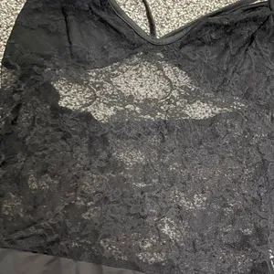 Shein black lace bodysuit L thumbnail 2