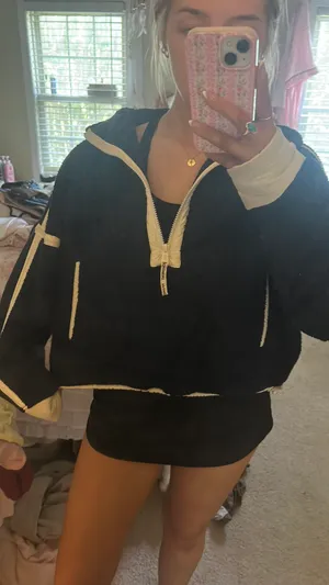 Free People Movement Fleece Jacket Pullover thumbnail 2