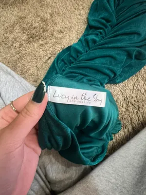 Lucy in the Sky Green Dress thumbnail 3