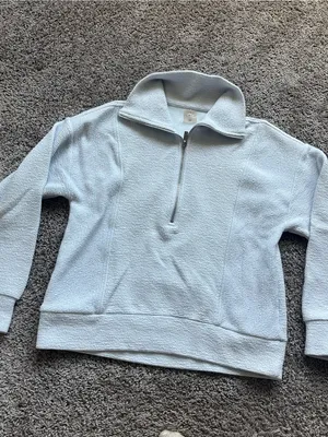 CALIA by Carrie Underwood Light Blue Half-Zip Pullover thumbnail 2