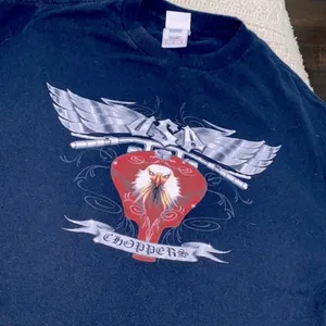 Tennessee River T-shirt choppers eagle graphic size medium thumbnail 4