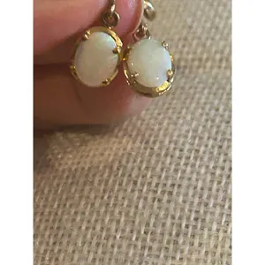 A271 1 inch 925 sterling silver gold tone thumbnail 3