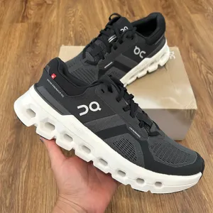 On Cloudrunner black athletic training running shoes sneakers women's 8 new thumbnail 8