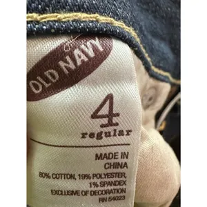 Old Navy The Diva Women's Size 4 Reg Dark Wash Blue Denim Jeans‎ Pants thumbnail 7