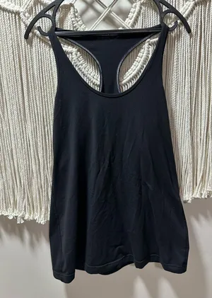lululemon athletica Black Racerback Tank Top thumbnail 1