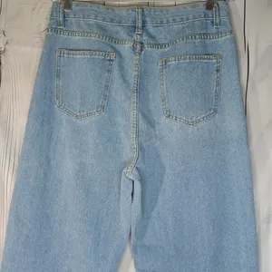 RealTakai Barrel Leg Baggy Light Wash Blue Denim Jeans NWT thumbnail 11
