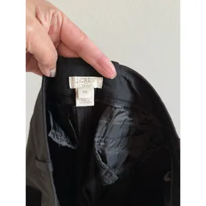 J.Crew Women’s‎ Black Stretch Mid-Rise Straight Leg Trouser Pants Size 10R thumbnail 12