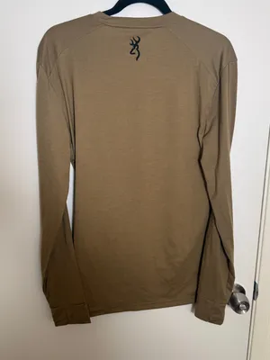 Browning Women's Long-Sleeve Deer Skull Graphic Shirt - Brown Medium thumbnail 6