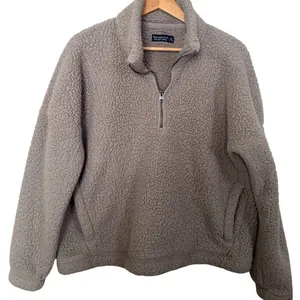 Abercrombie & Fitch Light Brown / Tan Soft A&F Sherpa thumbnail 1