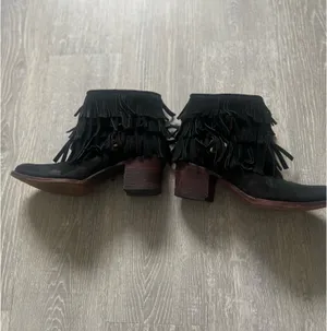 FREEBIRD by Steven Black Belle fringe Leather Boots thumbnail 2