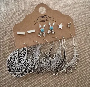 Western Earrings Silver thumbnail 1