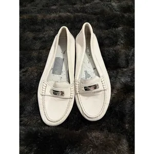 Coach Shoes Womens 7 B Leather Loafers Frederica Driver Flats Moccasin thumbnail 2