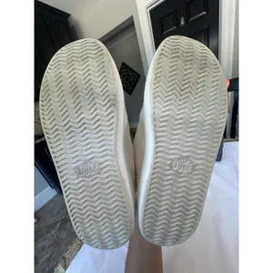 Hey Dude Women's Hudson Lift Platform Sneakers White Comfortable Casual Shoes 8 thumbnail 9