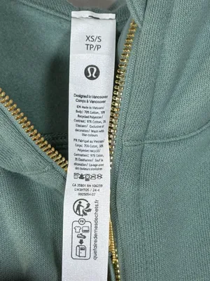 Lululemon Scuba Oversized Half-Zip Hoodie with Gold Zipper thumbnail 2