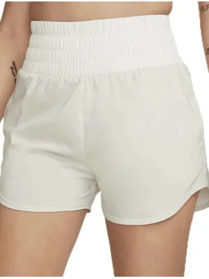 Nike Women's Athletic Shorts in Sage Green with White Waistband thumbnail 2