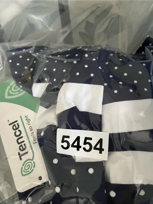 NWT Lands End Navy Blue White Polka Dot Athletic Mini Dress Small Tennis Golf thumbnail 8