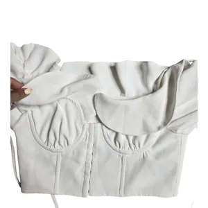 Majorelle Stefano White Bustier Top Size: S thumbnail 3
