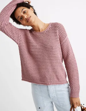 Madewell Open-Stitch Austen Pullover Sweater thumbnail 1