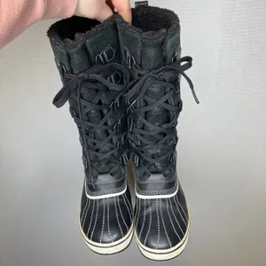 Sorel Tivoli Black Waterproof Winter Snow‎ Boots NL1907-010 Womens 7 thumbnail 3